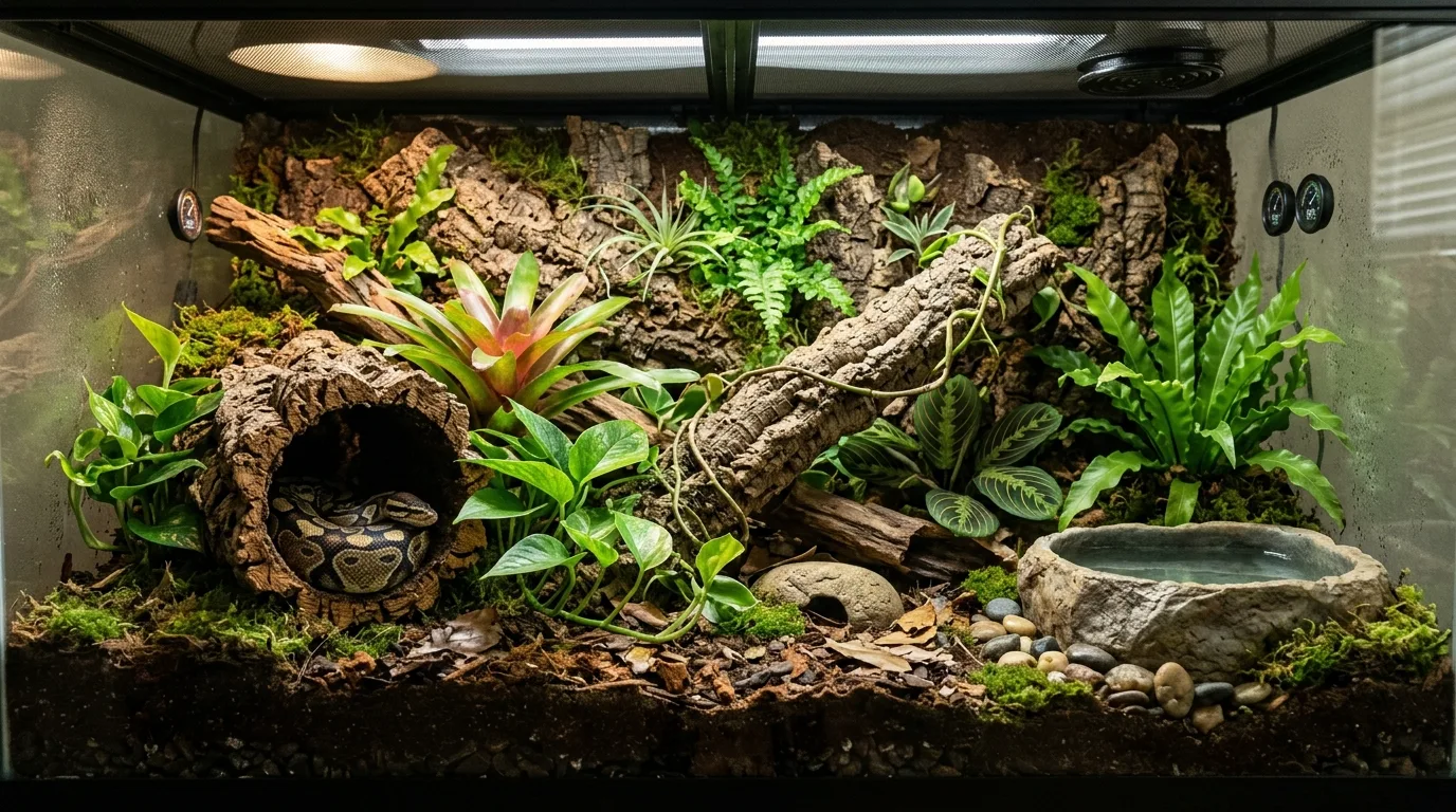 10 Ball Python Enclosure Ideas for a Perfect Habitat